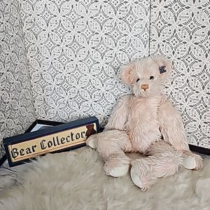 Vintage Annette Funicello mohair jointed plush stuffed Teddy Bear fuzzy 18-in